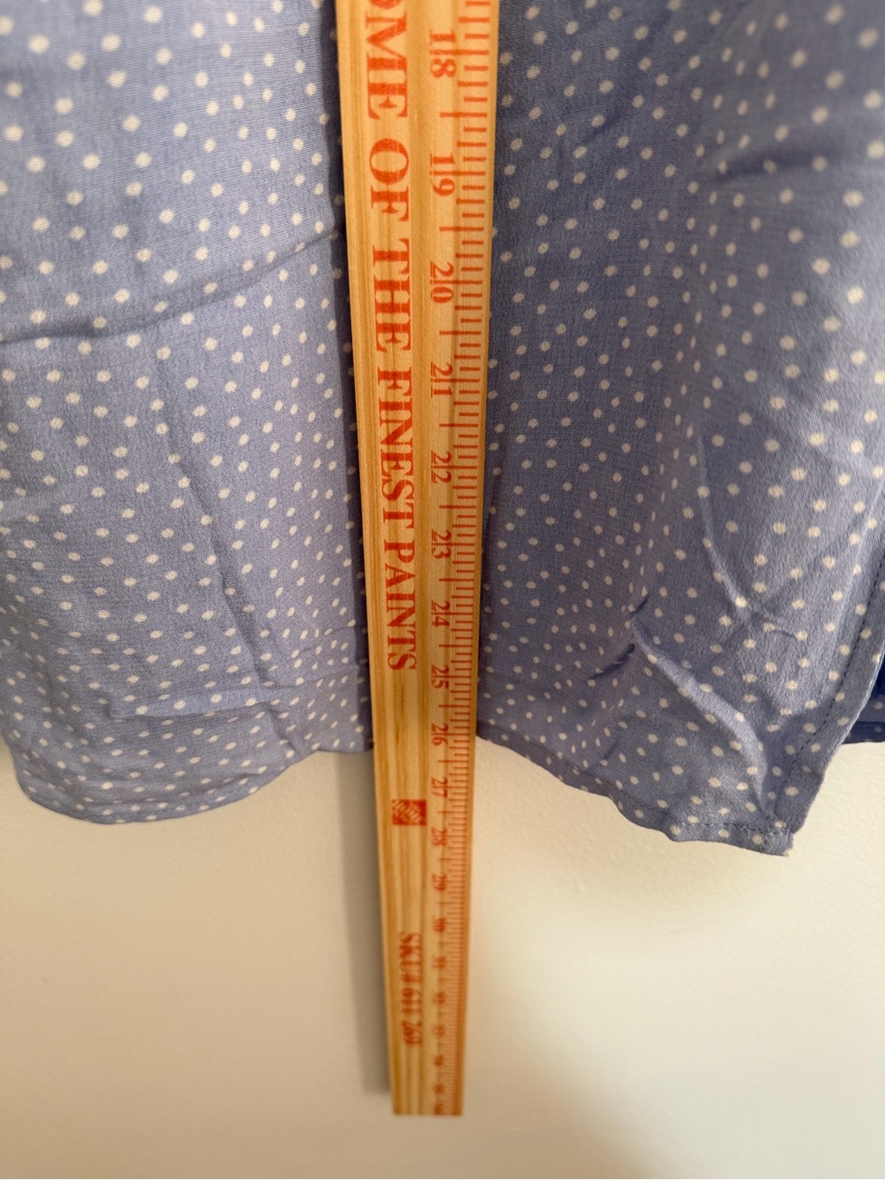Abercrombie & Fitch Light Blue Polka Dot Tie-Strap Mini Dress - Picture 7 of 9